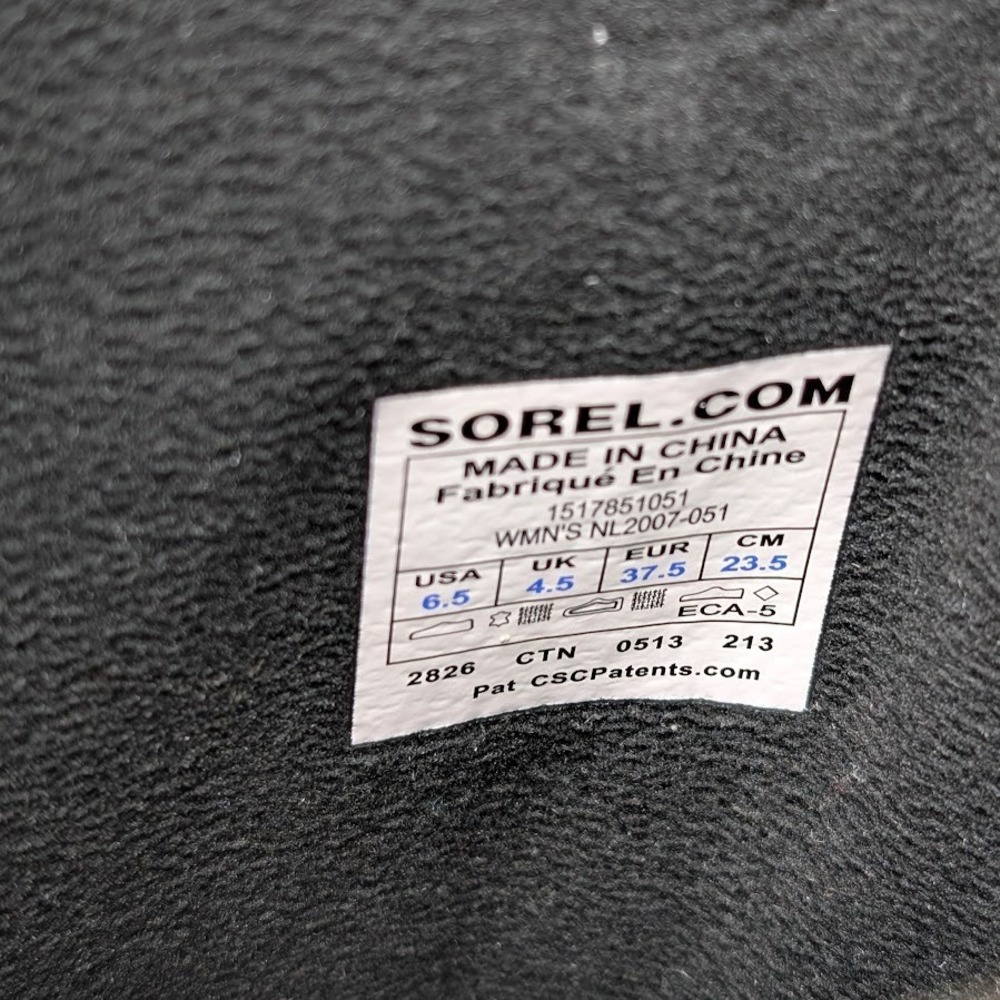 Sorel Slimpack Riding Tall Boots Shale Gray Women 6 5 Waterproof Insulated - Picture 10 of 10